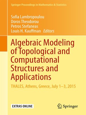 cover image of Algebraic Modeling of Topological and Computational Structures and Applications